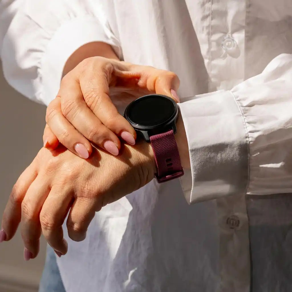 Bracelet silicone Premium Polar Grit X2 Pro (bordeaux)