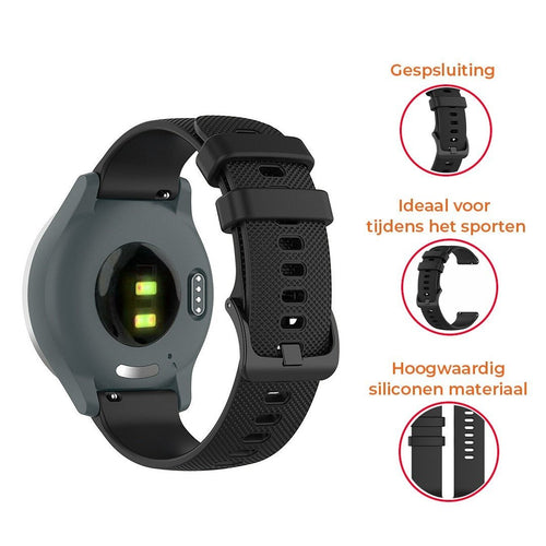 Bracelet silicone Huawei Watch GT 5 Pro 42mm (noir)