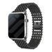 Apple Watch Beaded Steel Strap (Black)