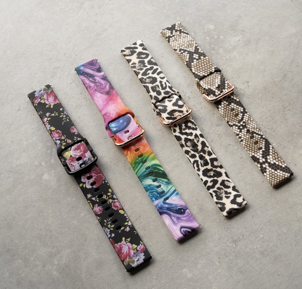 Watch Strap 20mm Silicone - Quick Release (Snake)