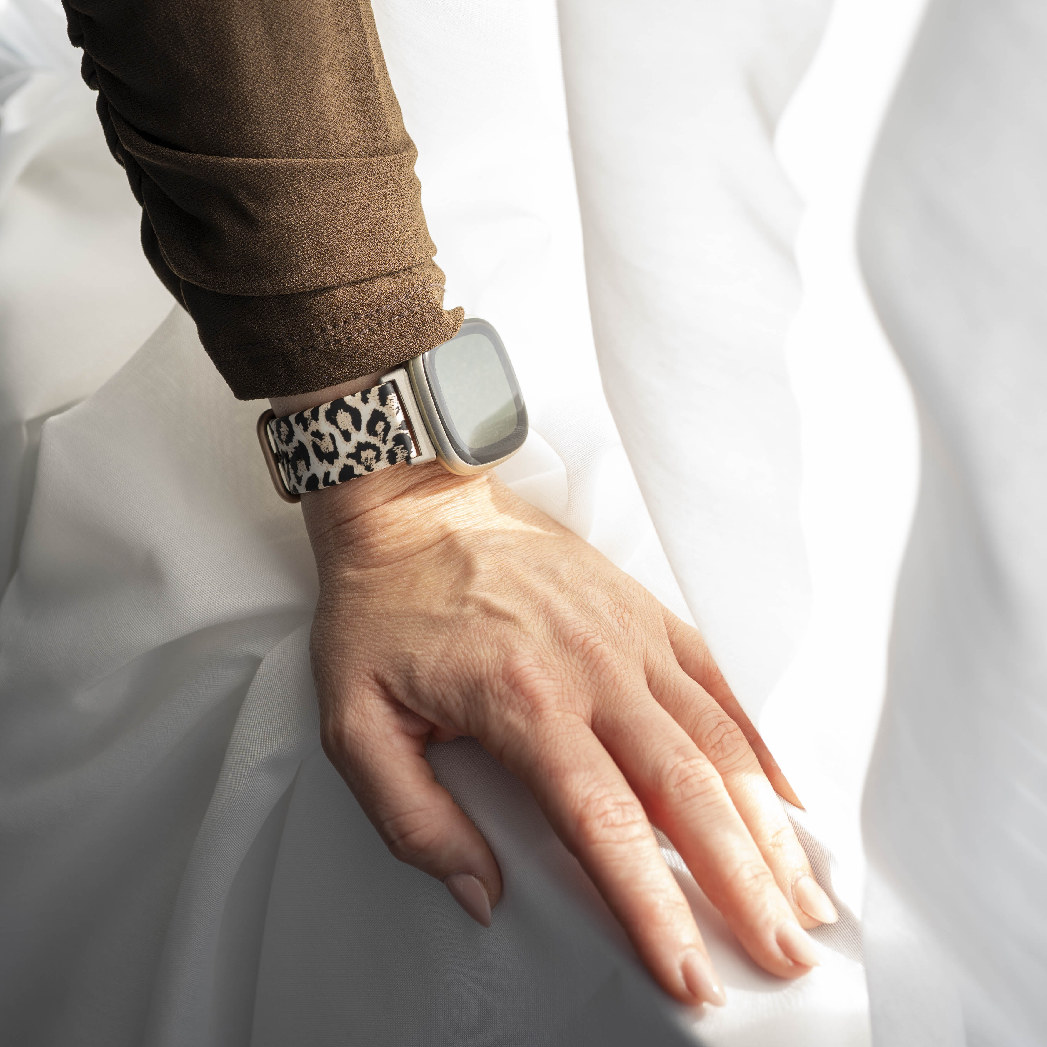 Lucky Leopard Fitbit Sense Strap