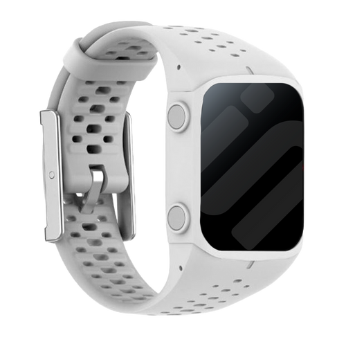Bracelet silicone Polar M400 / M430 (blanc)