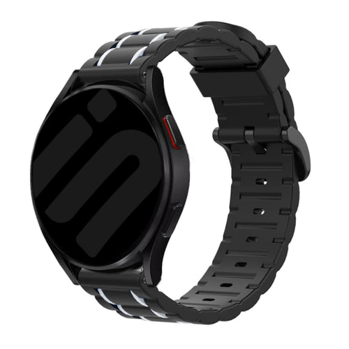 Amazfit Bip U (Pro) Sport Buckle Strap (Black/White)