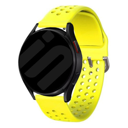 Bracelet silicone 'Air' Withings Steel HR Sport (jaune)