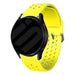 Bracelet silicone respirant Samsung Galaxy Watch 6 Classic 43mm (jaune)