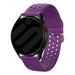 Bracelet silicone avec trous Samsung Galaxy Watch 7 - 44mm (violet)
