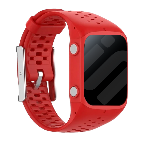 Bracelet silicone Polar M400/M430 (rouge)