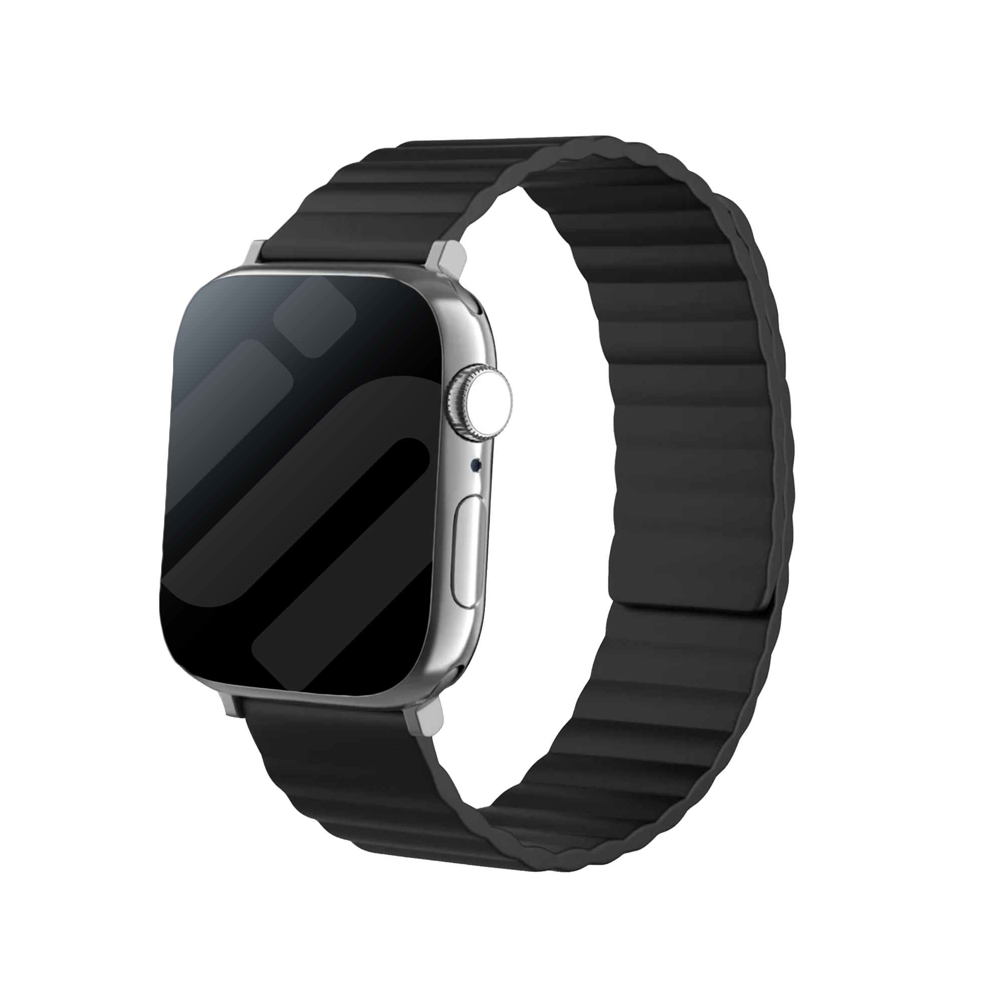 Apple Watch Magnetic Silicone Strap (Black)