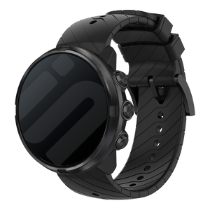 Bracelet silicone Suunto 9 (Baro) (noir)
