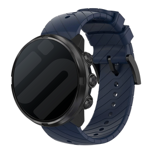 Bracelet silicone Suunto 9 (Baro) (bleu foncé)
