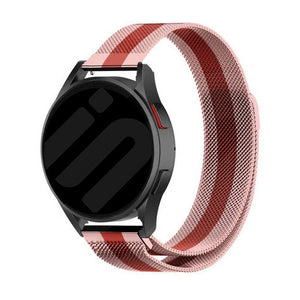 Bracelet milanais Withings Steel HR Sport (rose/rouge)