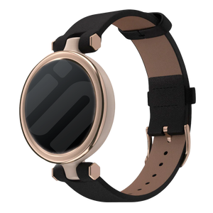 Garmin Lily Leather Strap (Black)
