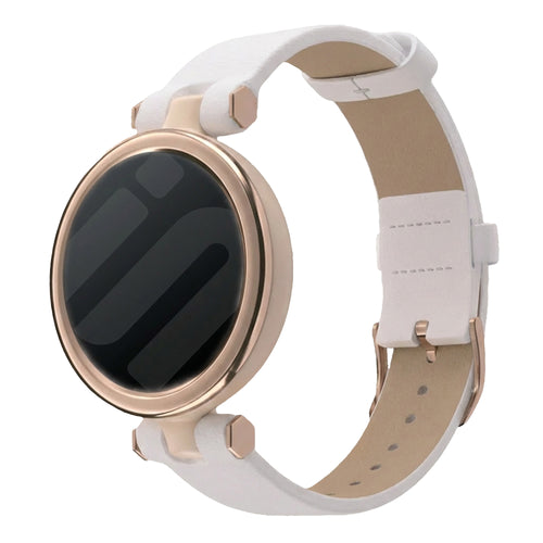 Bracelet cuir Garmin Lily (blanc)
