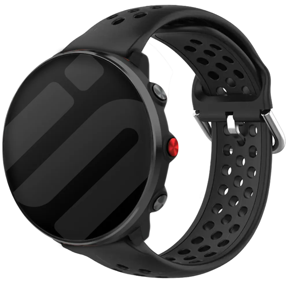 Bracelet silicone avec trous Polar Vantage M (noir)