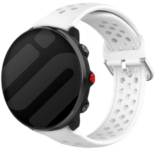 Bracelet silicone avec trous Polar Vantage M (blanc)