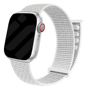 Bracelet Apple Watch nylon (blanc)