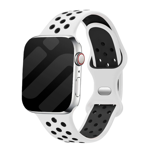 Bracelet Apple Watch sport (blanc/noir)