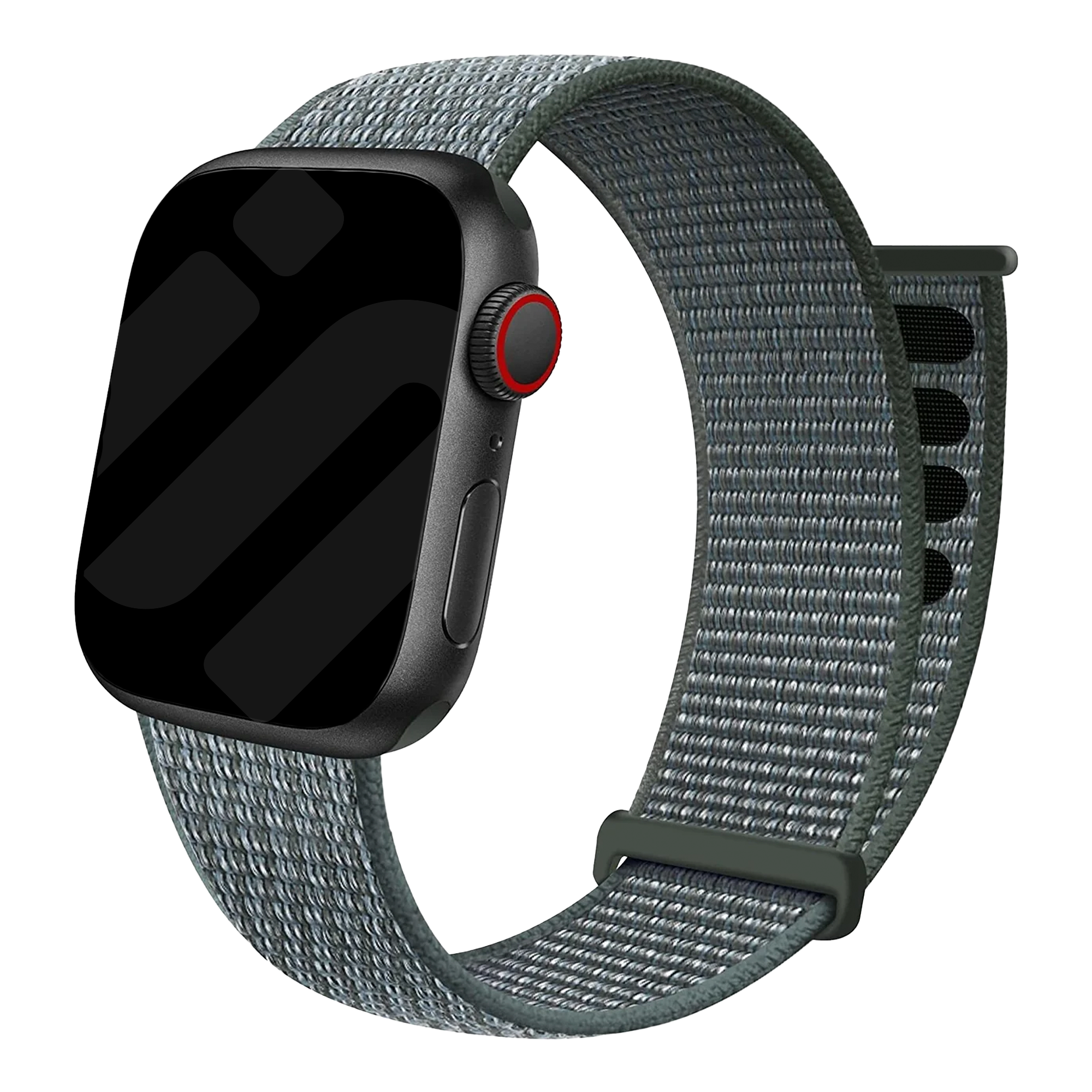 Apple Watch Nylon Loop Strap (Grey-Green)