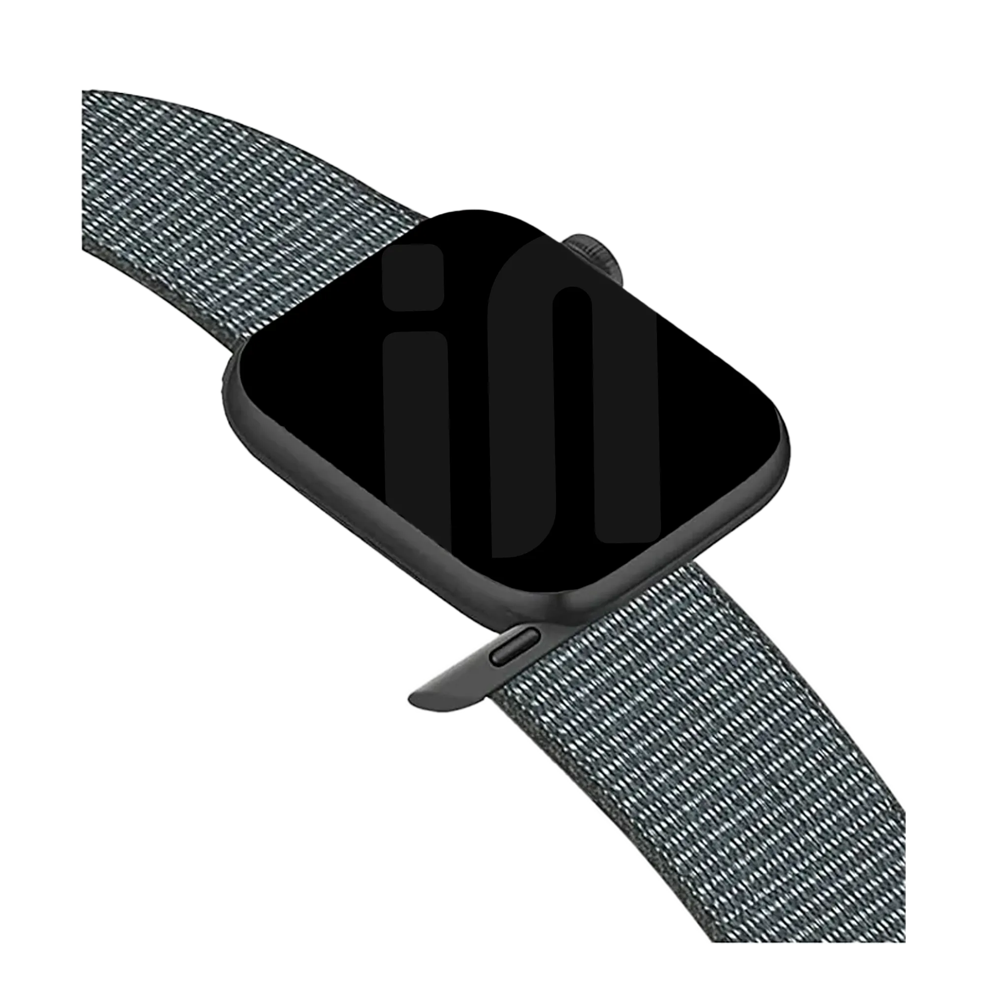 Bracelet Apple Watch nylon (gris-vert)