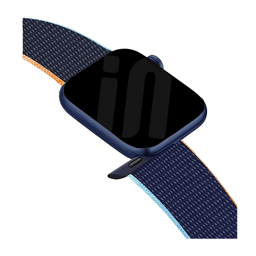 Bracelet Apple Watch nylon (bleu foncé)