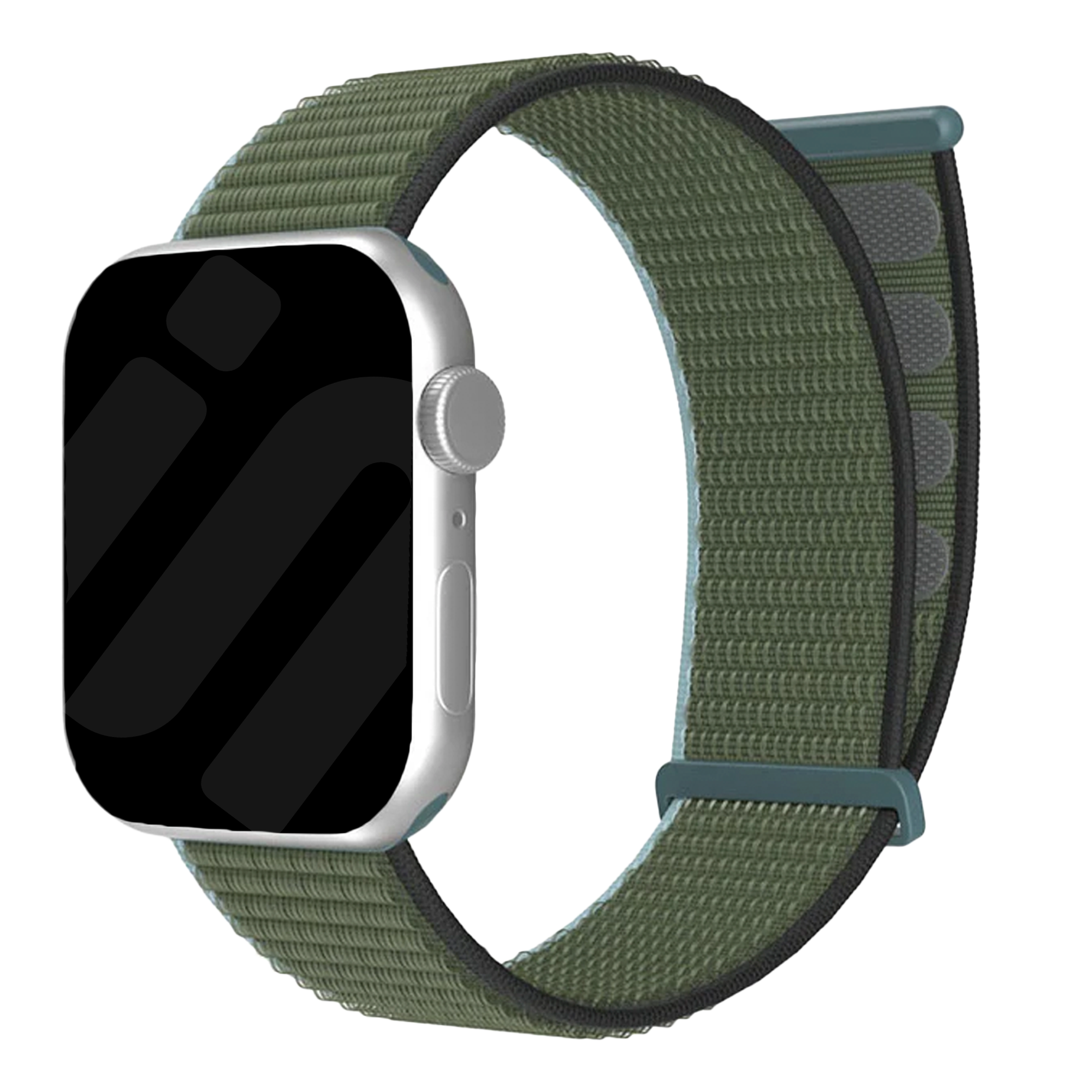 Bracelet Apple Watch nylon (vert olive)