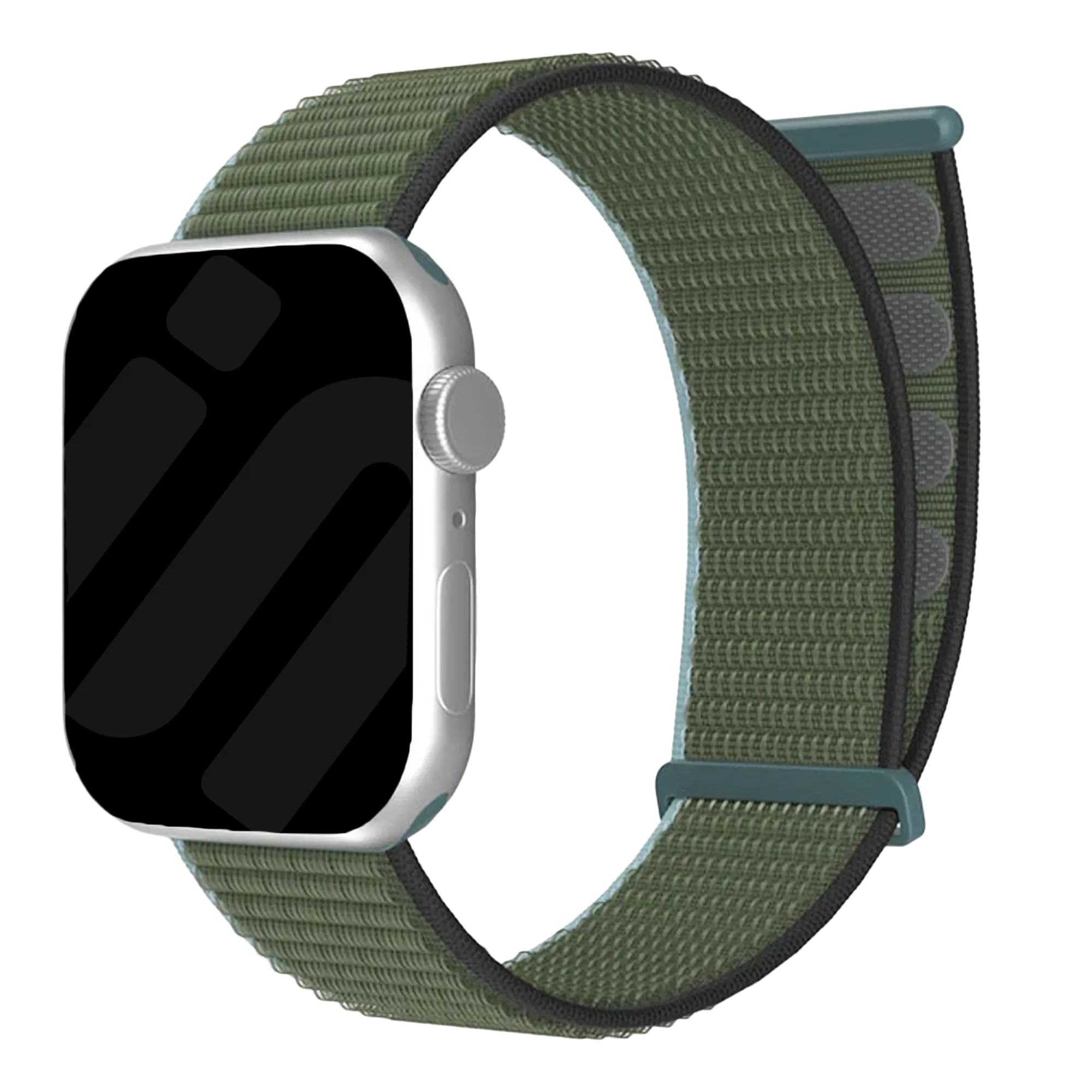 Bracelet Apple Watch nylon (vert olive)