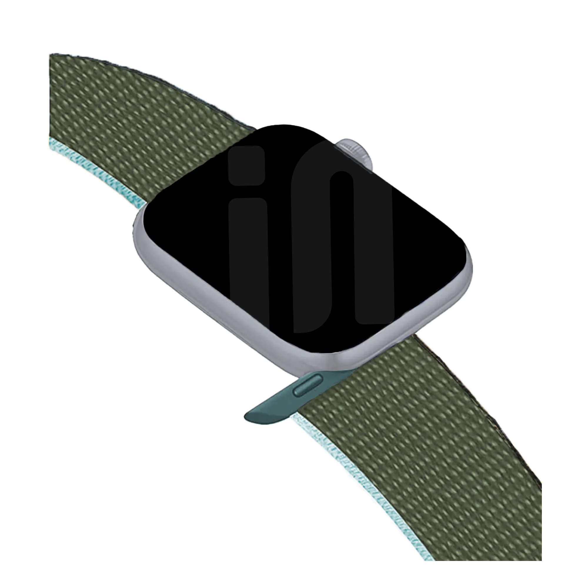 Bracelet Apple Watch nylon (vert olive)