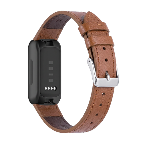 Bracelet cuir Fitbit Inspire 3 (marron)