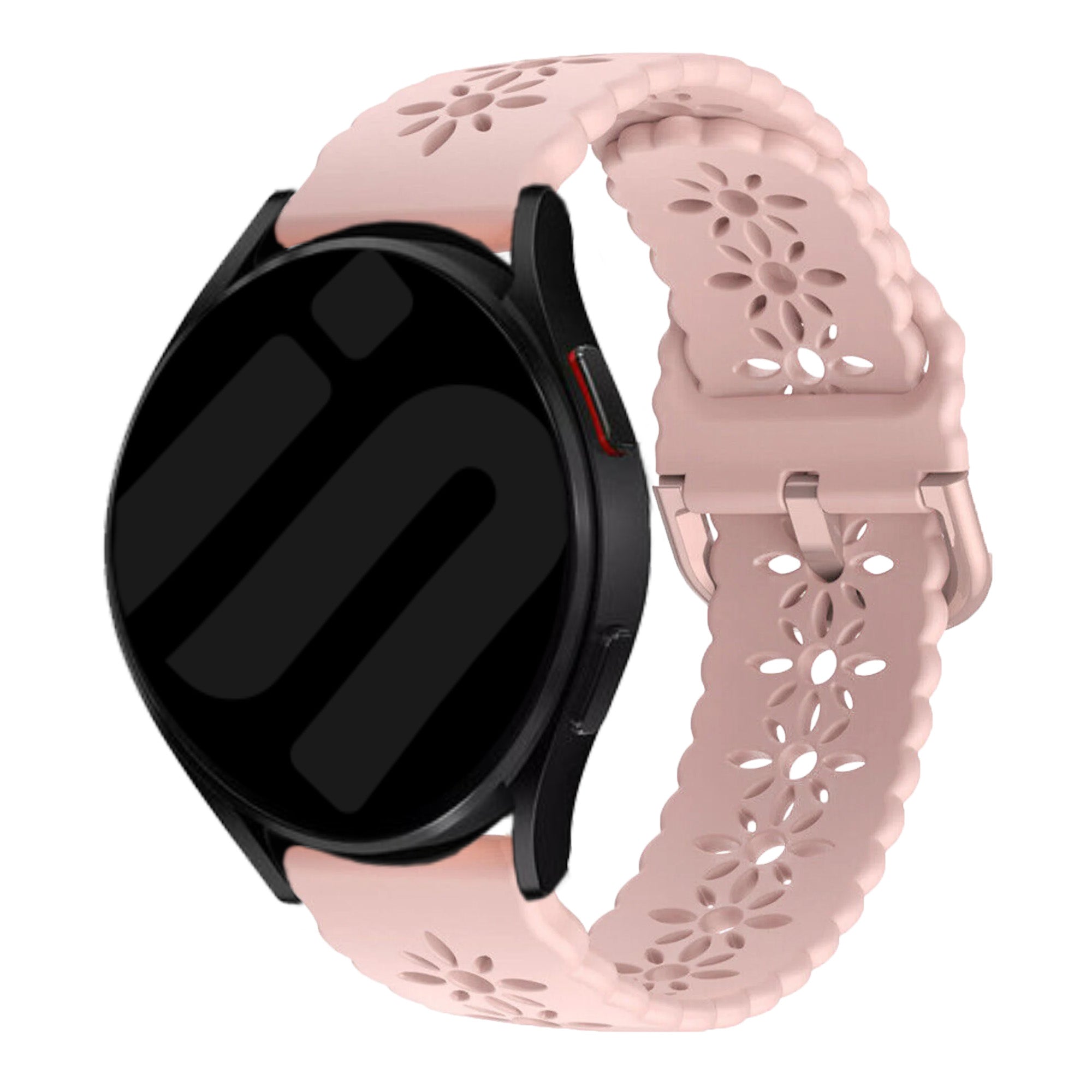 Bracelet de silicone avec relief Withings Steel HR Sport (rose)