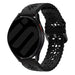 Samsung Galaxy Watch 7 - 40mm Patterned Silicone Strap (Black)