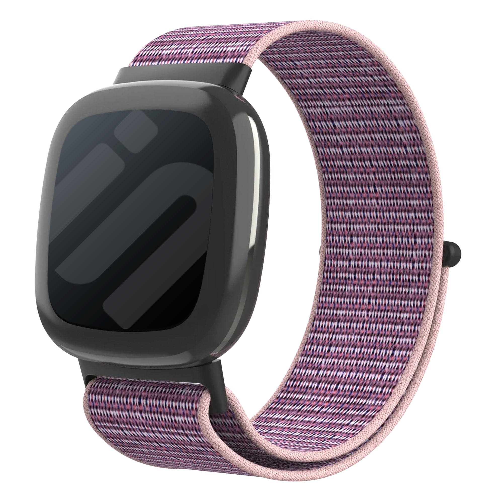 Fitbit Sense 2 Nylon Strap (Pink/Purple)