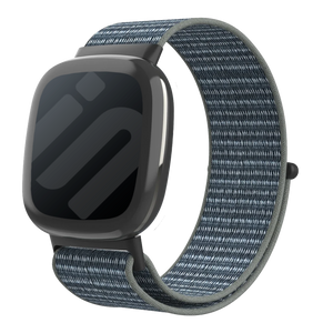 Bracelet nylon Fitbit Sense 2 (gris/vert)