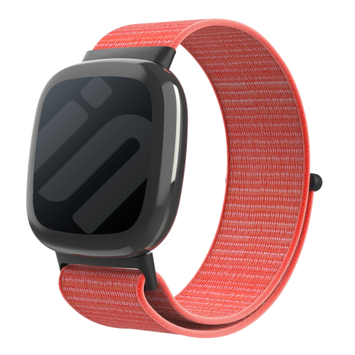 Bracelet nylon Fitbit Versa 4 (orange)