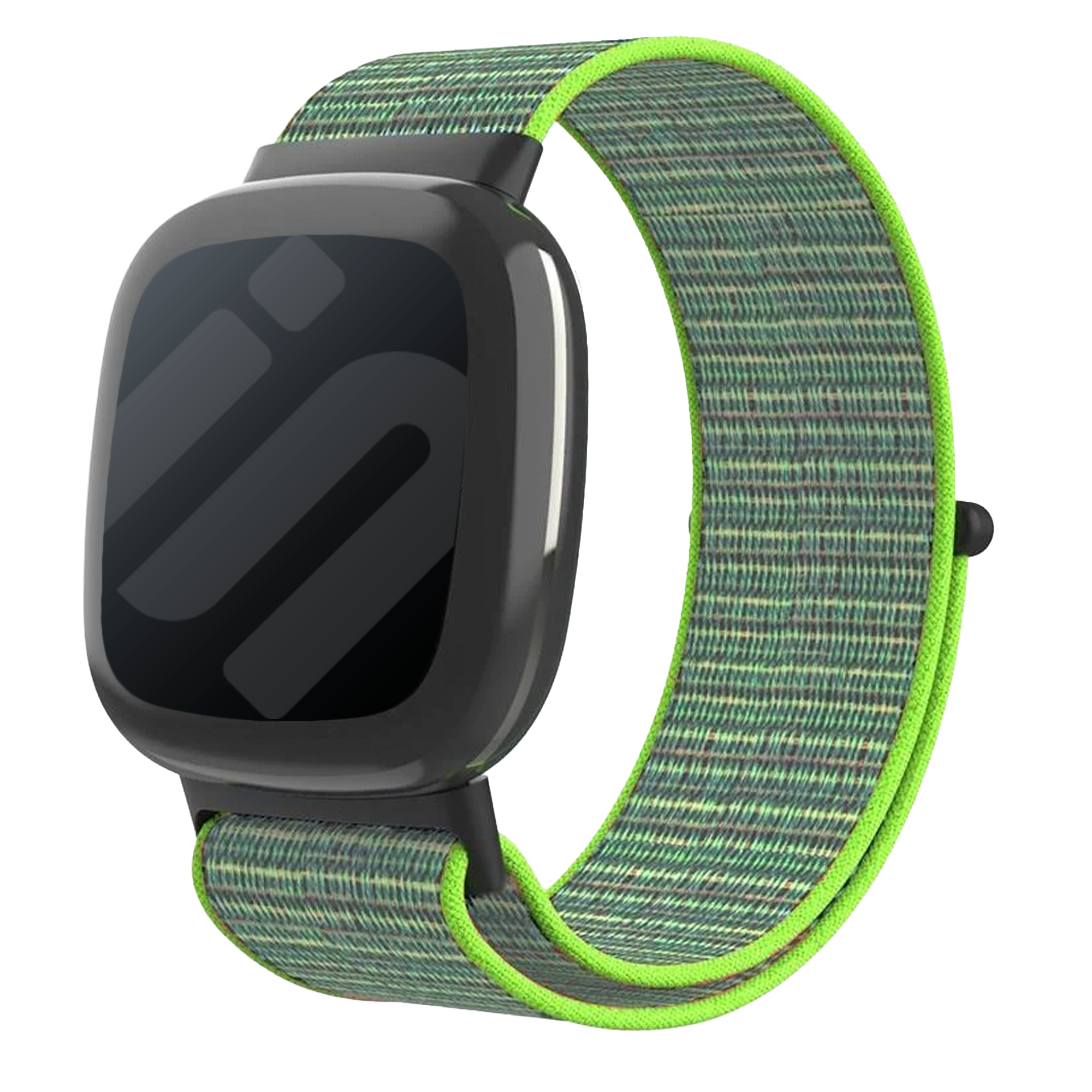 Bracelet nylon Fitbit Sense 2 (vert lime)