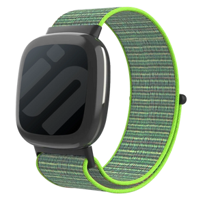Bracelet nylon Fitbit Sense 2 (vert lime)
