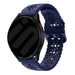 Bracelet silicone à motifs Samsung Galaxy Watch 6 Classic 43mm (bleu foncé)