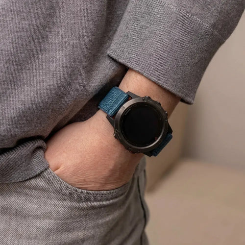 Bracelet nylon Garmin Fenix 8 - 47mm (dark mist grey)