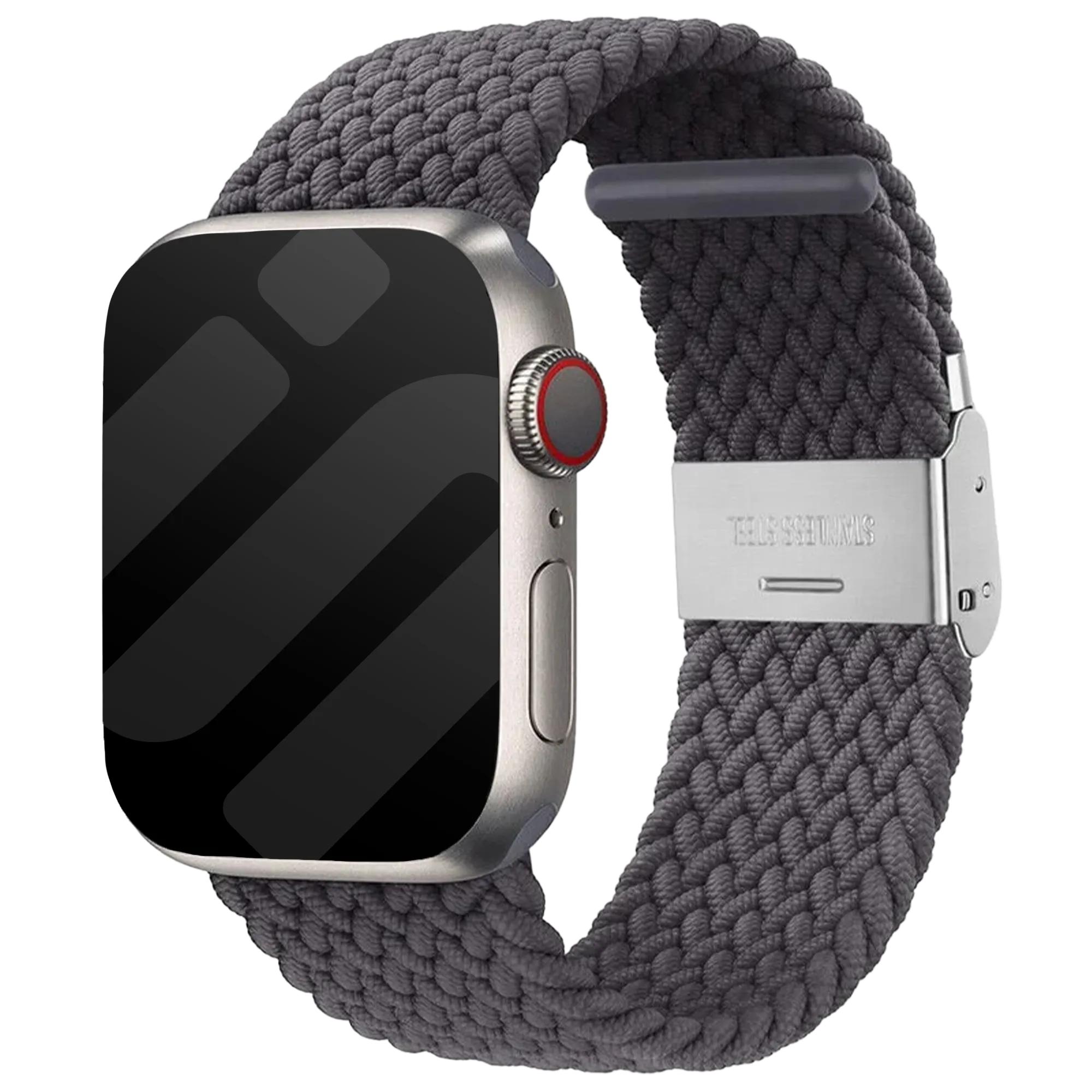Bracelet tressé Apple Watch (gris sidéral)