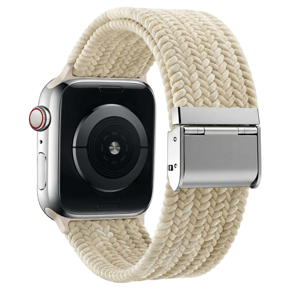 Apple Watch Braided Strap (Starlight)