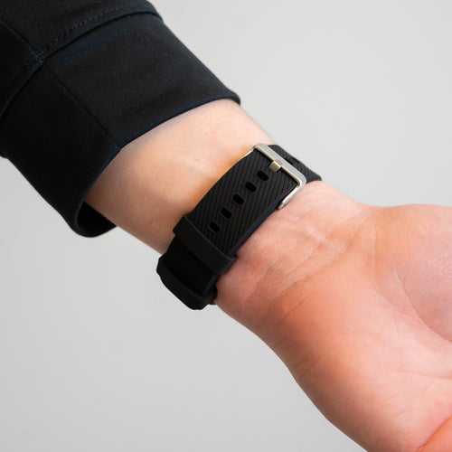 Bandz Bracelet silicone 'Deluxe' OnePlus Watch 3 (noir)