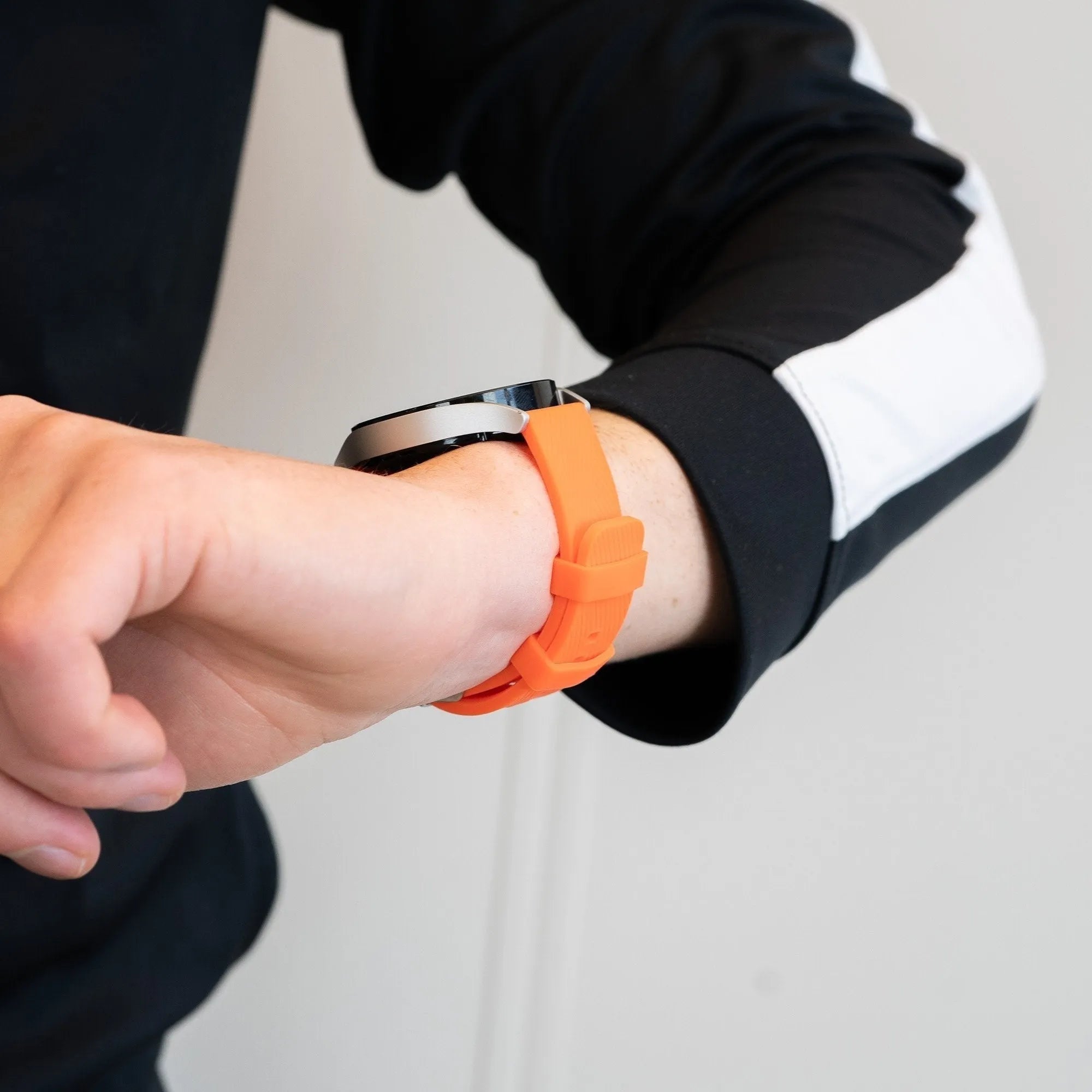 Bandz Bracelet silicone 'Deluxe' Coros Apex 2 Pro (orange)