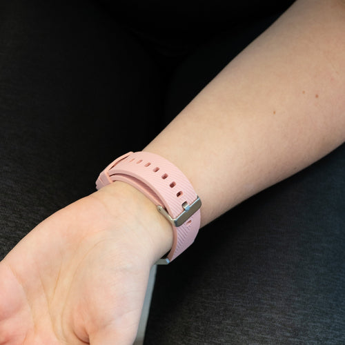 Bandz Honor Watch 4 Pro Silicone Strap 'Deluxe' (Pink)