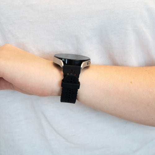 Bandz Bracelet silicone avec motif Coros Apex 2 (noir)