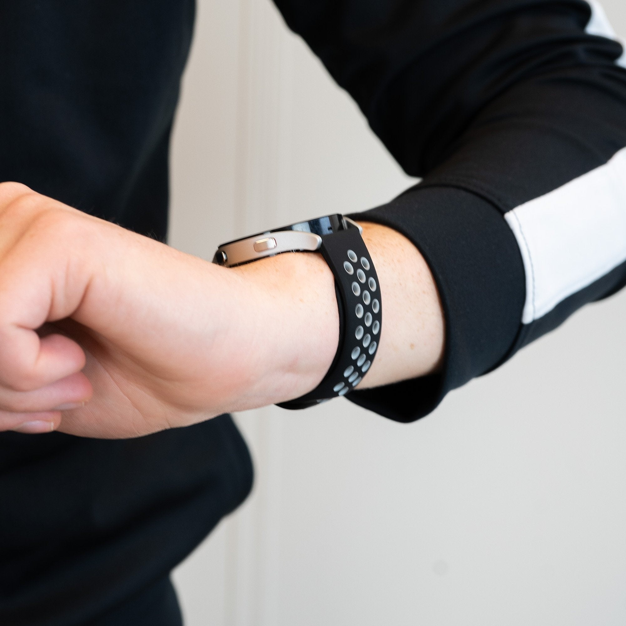 Bandz Bracelet sport 'Deluxe' Coros Apex 2 (noir/gris)