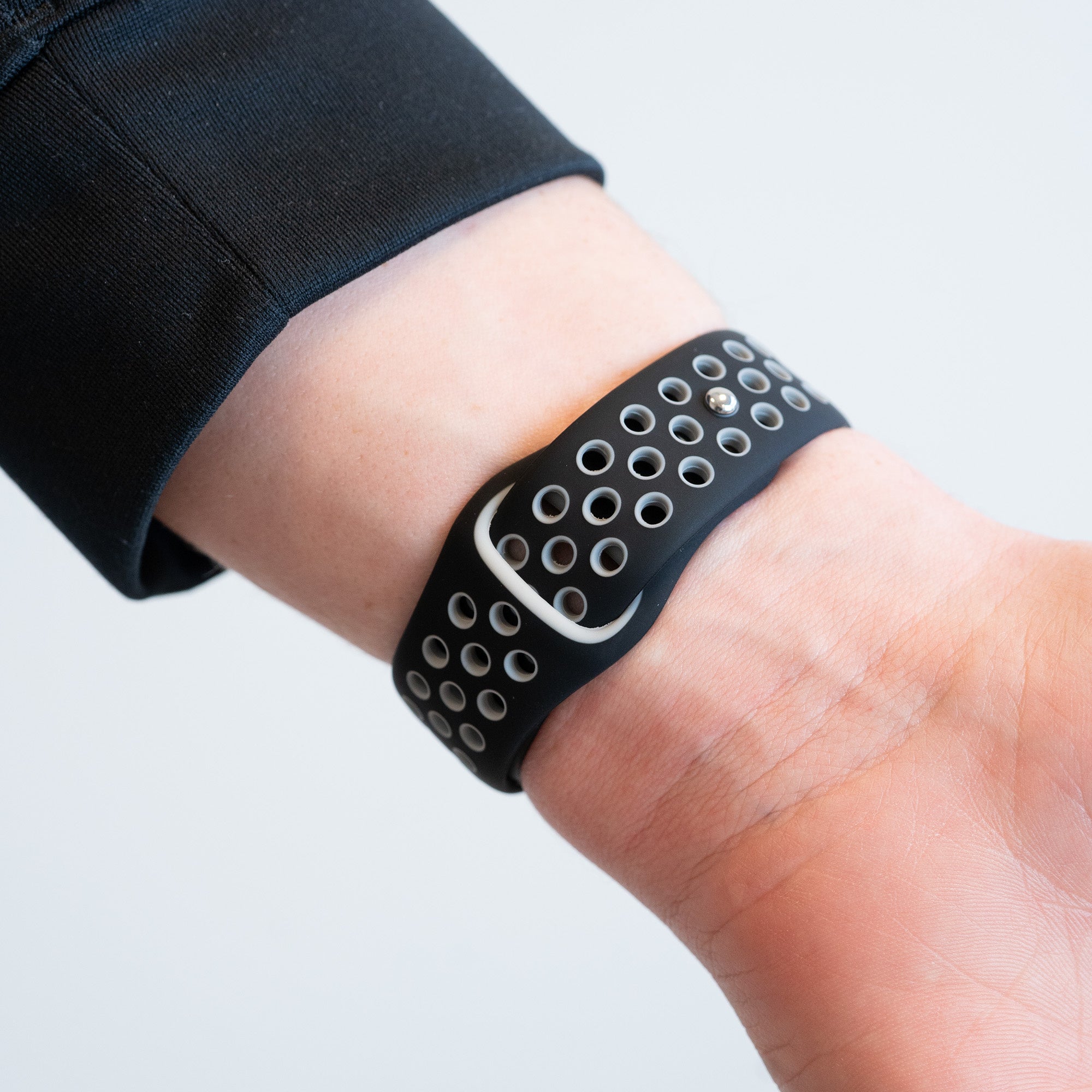 Bandz Bracelet sport 'Deluxe' Amazfit Bip 6 (noir/gris)