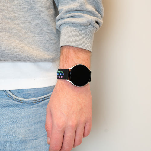 Bandz Bracelet sport 'Deluxe' ICE Smart 3.0 Rectangular 1.78 (noir/arc-en-ciel)