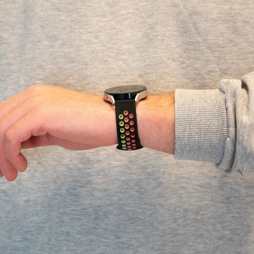Bandz Bracelet sport 'Deluxe' Levowatch Tiny (noir/multicolore)