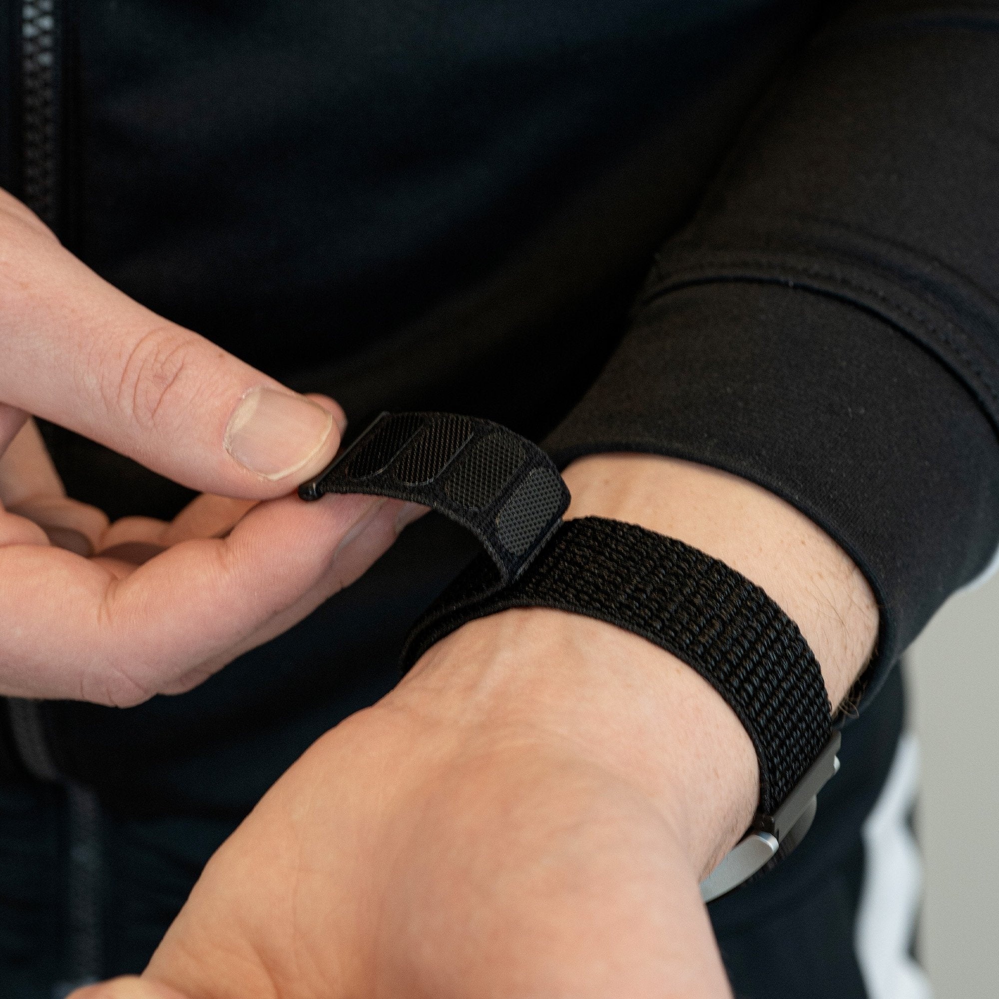 Bracelet Nylon Réglable Pour Suunto Race 2 - Noir, Léger Et Respirant, Homme Femme