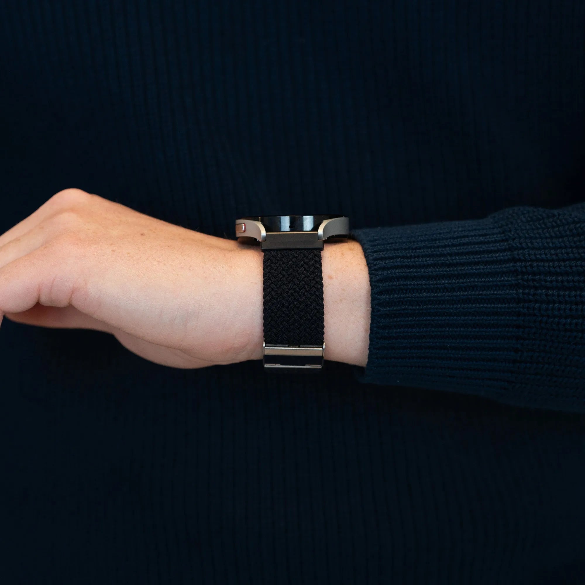 Bandz Coros Pace 2 Woven Nylon Strap (Black)