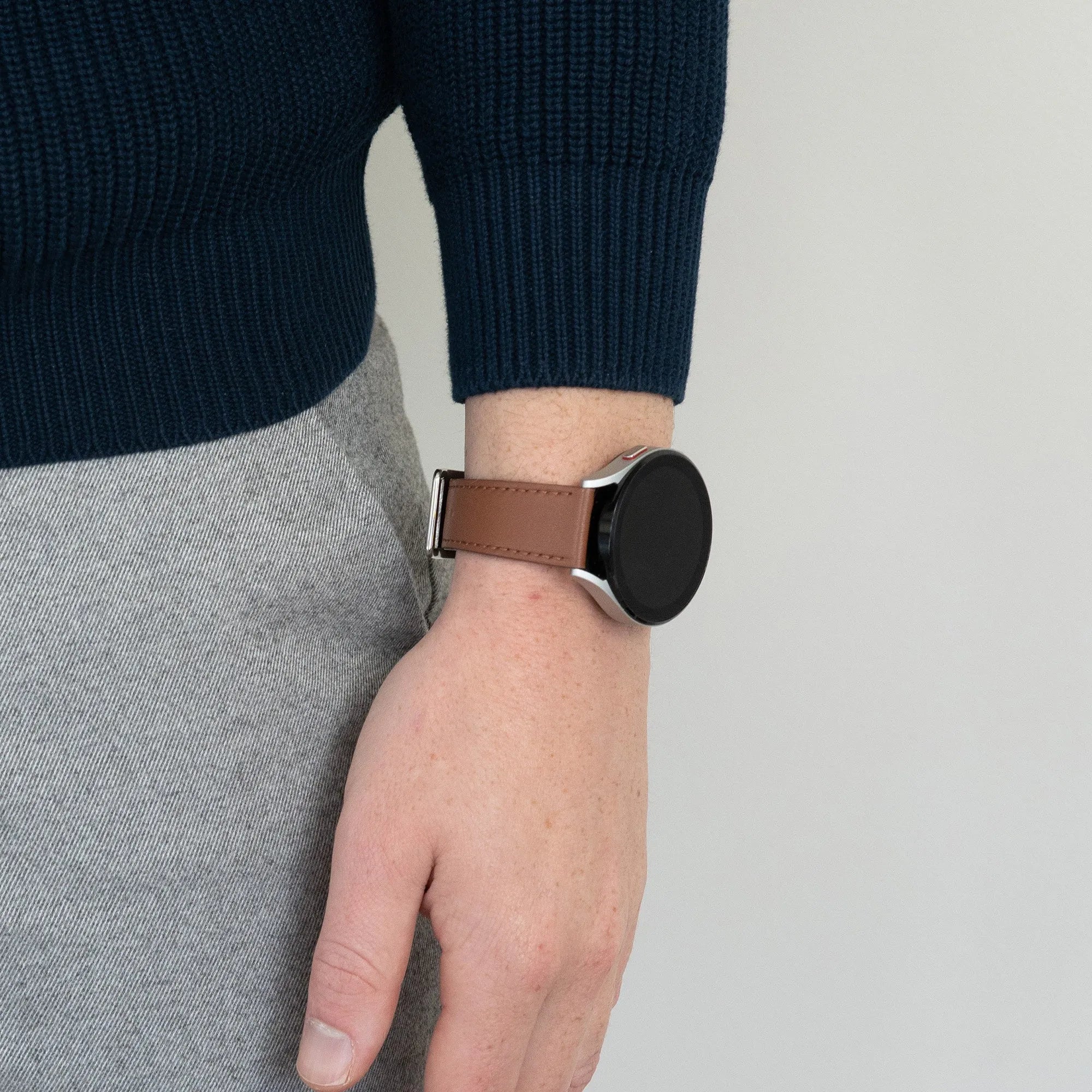 Bandz Bracelet cuir 'Deluxe' Coros Pace 2 (marron)